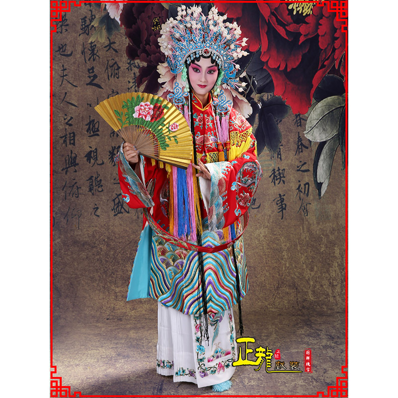 石家庄凤袍杨贵妃贵妃醉酒 软绉团凤女蟒